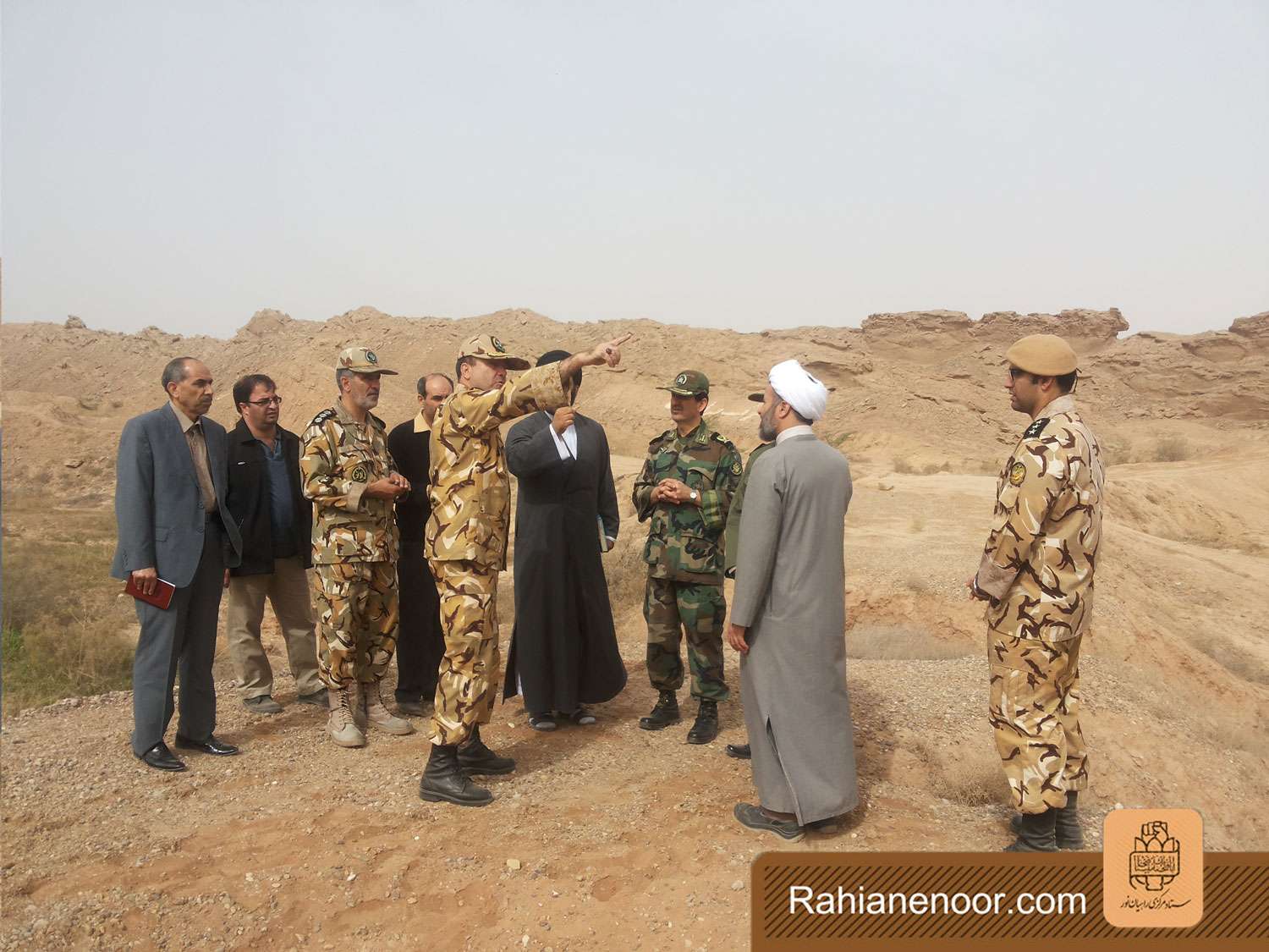 بازدید جانشین قرارگاه مرکزی راهیان نور آجا از نقاط اسکان راهیان نور