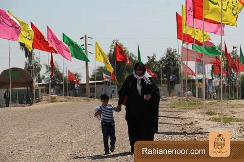 گزارش تصویری/حضور زادران در یادمان فتح المبین