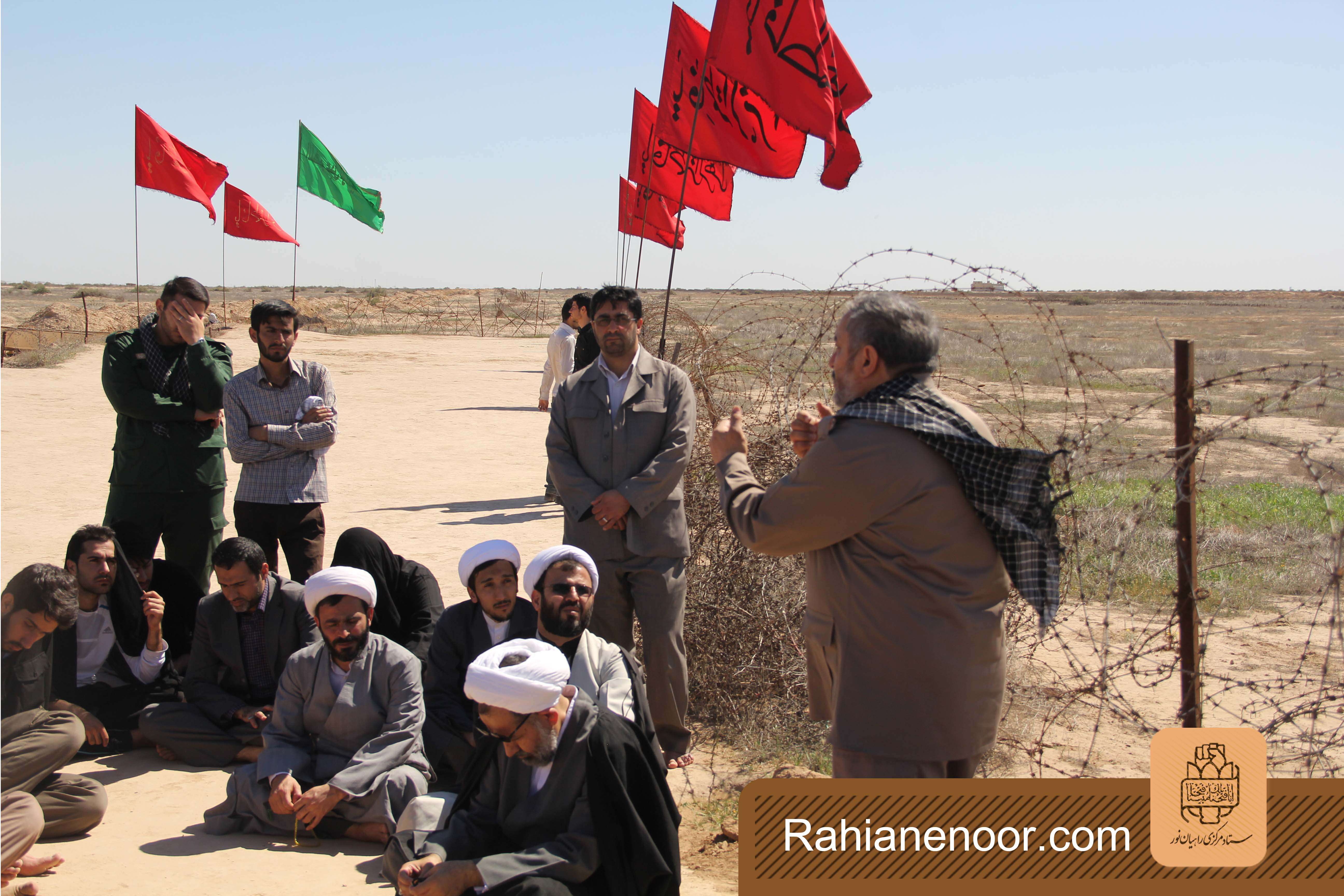 گزارش تصویری/ بازدید حجت الاسلام و المسلمین مصلحی از یادمان کانال کمیل