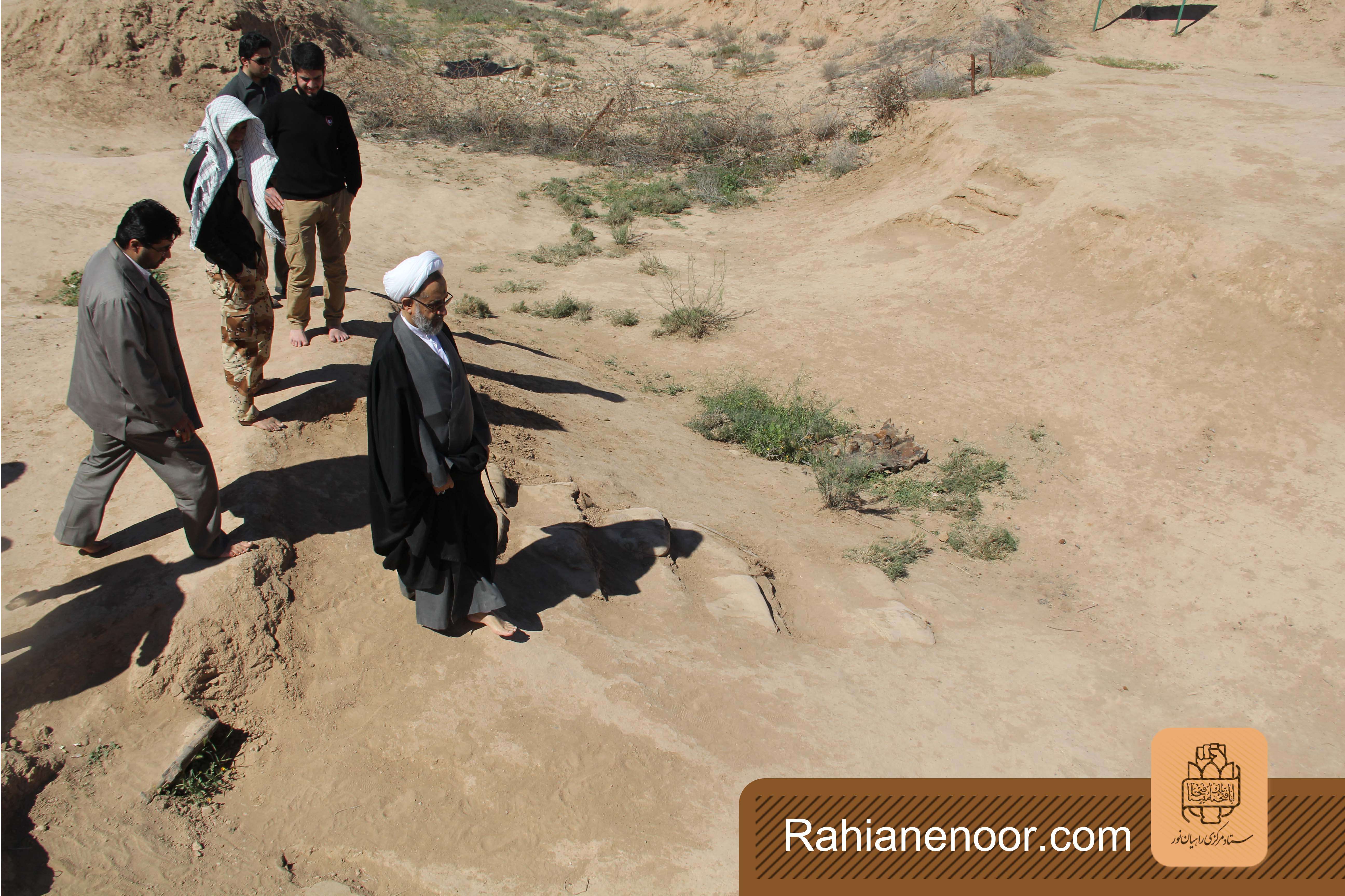 گزارش تصویری/ بازدید حجت الاسلام و المسلمین مصلحی از یادمان کانال کمیل