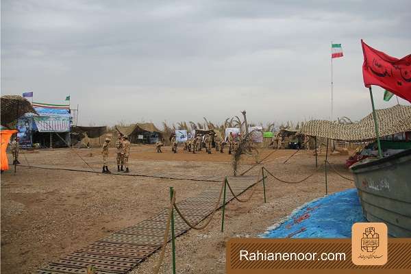 گزارش تصویری / افتتاحیه‌ی نمایشگاه دستاوردهای ارتش ایستگاه آب تیمور