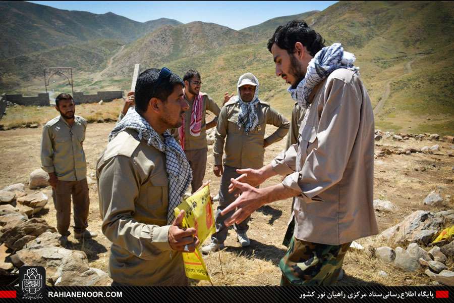 آغاز فضاسازی محیطی یادمان بلفت و دوپازا توسط خادمین شهدا