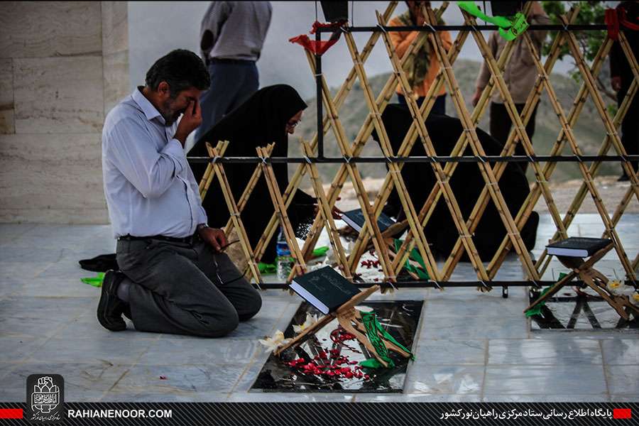 صعود سراسری زائرین راهیان نور غرب به ارتفاعات یادمان بازی دراز