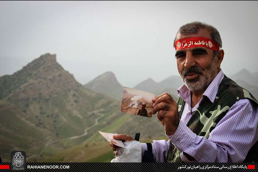 صعود سراسری زائرین راهیان نور غرب به ارتفاعات یادمان بازی دراز