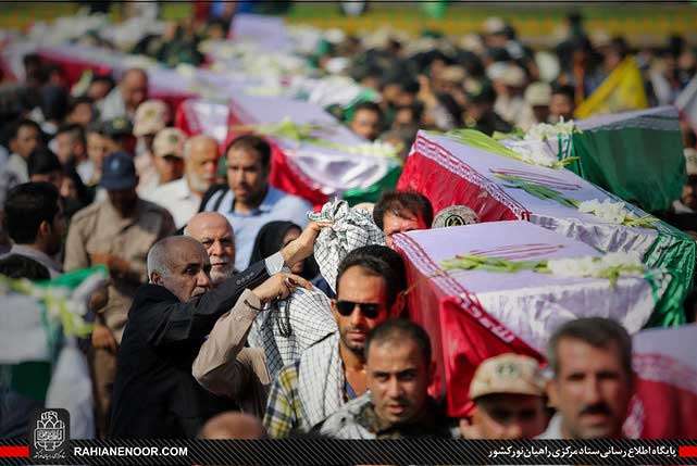 بازگشت پیکر ۶۶ شهید تازه تفحص شده به خاک وطن از آبراه بین المللی اروند