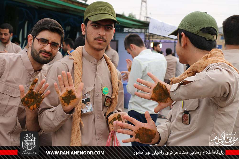 گزارش تصویری / مراسم حنابندان خادمین شهدا در معراج شهدای اهواز