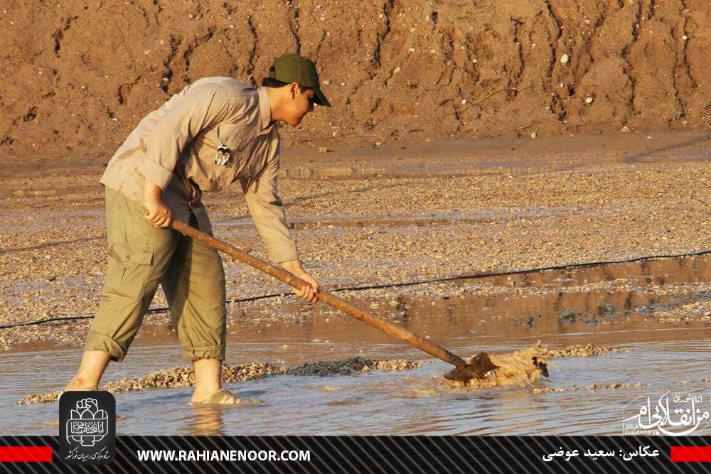 حال و هوای خادمی در یادمان کربلای چهار