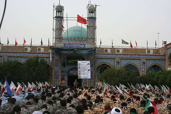 بازدید دانشجویان دانشگاه افسری آجا از یادمان شهدای هویزه