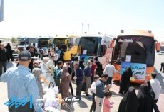 آمادگی ۲۲۲۰ راننده و ۲۸۲ اتوبوس در اردبیل برای جابجایی زائران به مرز مهران